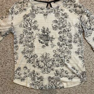 Floral Print Women's Top